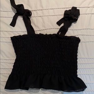 Cute Cropped Waffle Top!